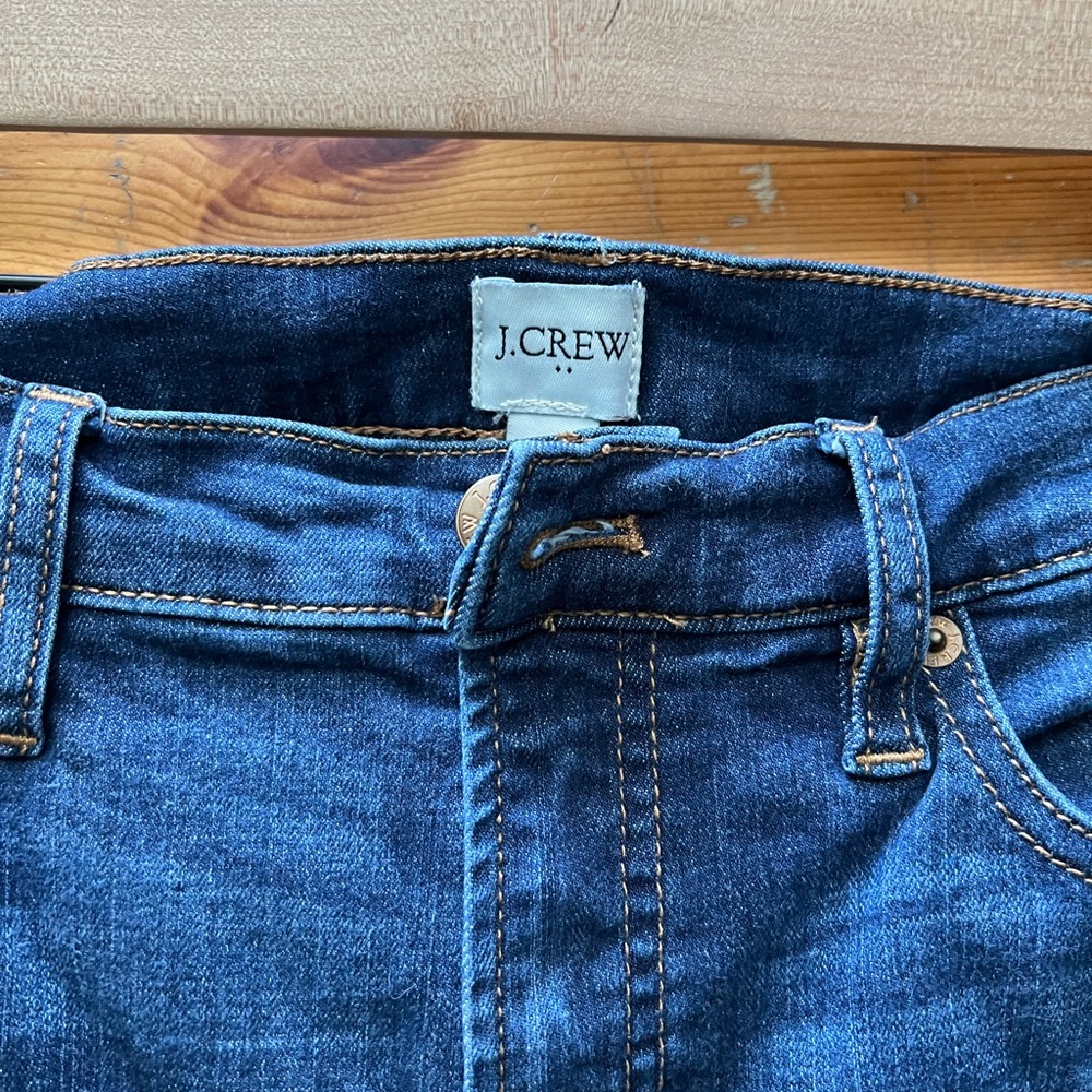 J Crew medium wash jeans